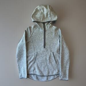 Lululemon Thank You Pullover Women's Small Gray 1/2 Zip Lightweight Jacket